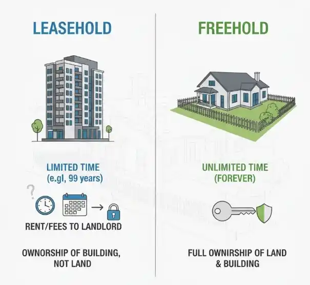 Leasehold vs Freehold
